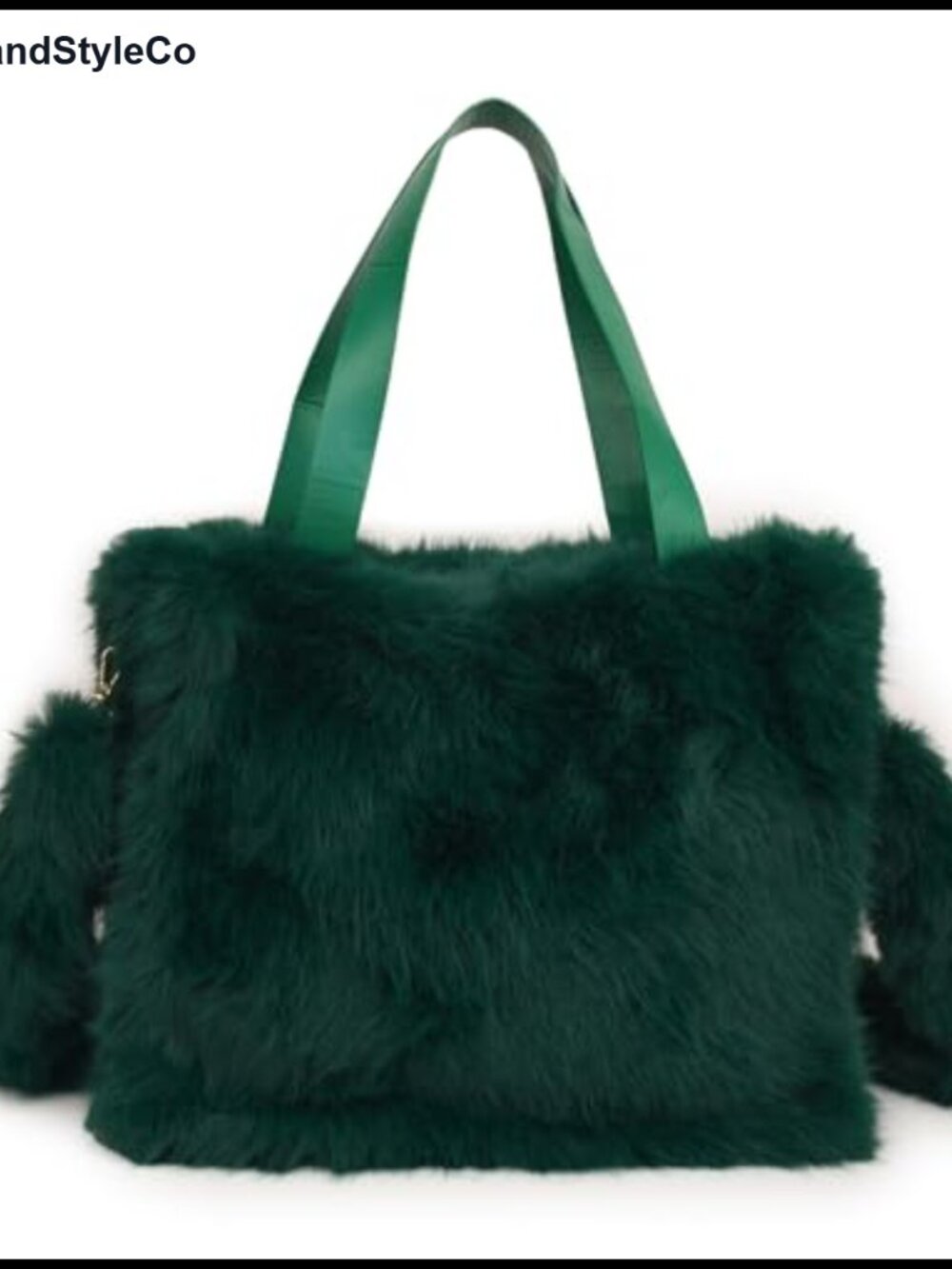 Faux Fur Tote Bag Fluffy Furry Purse Top Handle Crossbody Handbag for Women